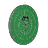 Frankenstein Metal Cage Dartboard Dartscheibe (Vorderseite Links)