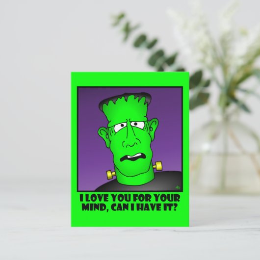 FRANKENSTEIN MIND-2 POSTKARTE (Stehend Vorderseite)