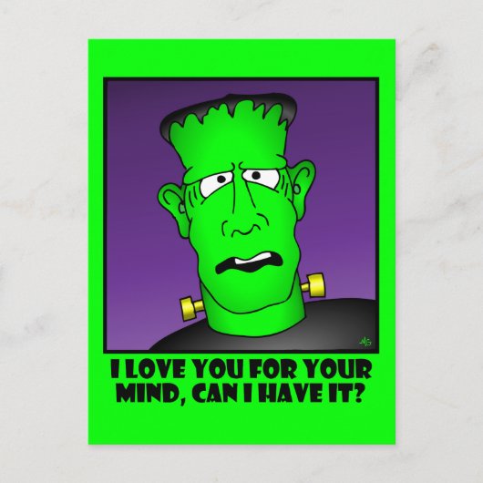 FRANKENSTEIN MIND-2 POSTKARTE (Vorderseite)