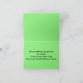 Frankenstein Monster Bash Halloween Einladung (Innenseite)