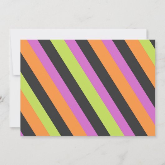 Frankenstein Monster Bash Halloween Einladung (Rückseite)