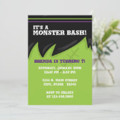 Frankenstein Monster-BlashHalloween Einladung (Stehend Vorderseite)