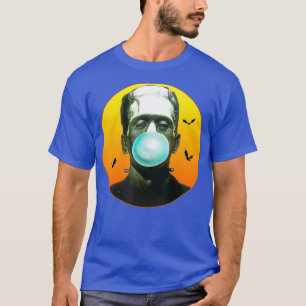 Frankenstein-Monster bläst Seifenblasen  Lustig T-Shirt