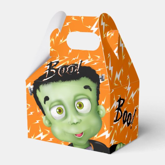 Frankenstein Monster Boo Halloween-Party Geschenkschachtel (Vorderseite)