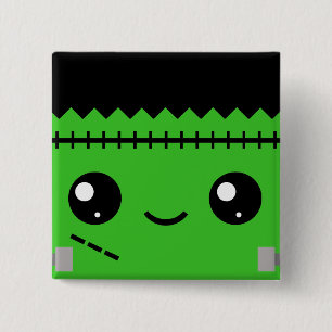 Frankenstein Monster Button