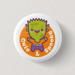 Frankenstein-Monster Button