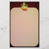 Frankenstein Monster Cartoon mit Pumpkin Briefpapier (Vorderseite)