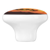 Frankenstein Monster Cartoon mit Pumpkin Keramikknauf (Seitenansicht)