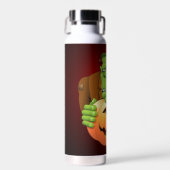 Frankenstein Monster Cartoon mit Pumpkin Trinkflasche (Vorne)