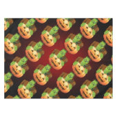Frankenstein Monster Cartoon with Pumpkin Tischdecke (Vorderseite (Horizontal))