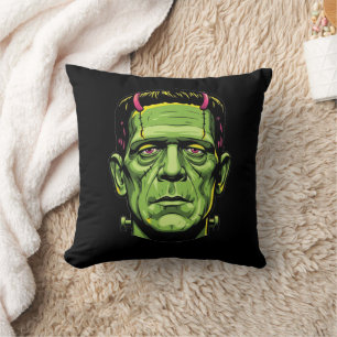 Frankenstein Monster Creepy Niedlich Halloween Kissen