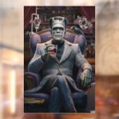 Frankenstein Monster, der interessanteste Mann der Fensteraufkleber (Blatt 2)