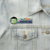 Frankenstein Monster Funny Kids Namensschild (Beispiel)