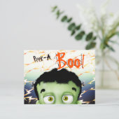 Frankenstein Monster Funny Kindergeburtstag Postkarte (Stehend Vorderseite)