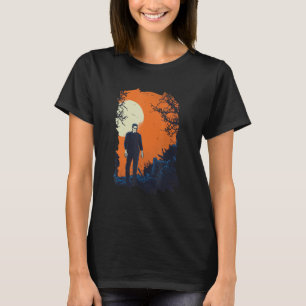 Frankenstein Monster geht in der Sunset Hall spazi T-Shirt