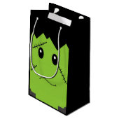 Frankenstein Monster-Geschenk-Tasche Kleine Geschenktüte (Rückseite Schrägansicht)