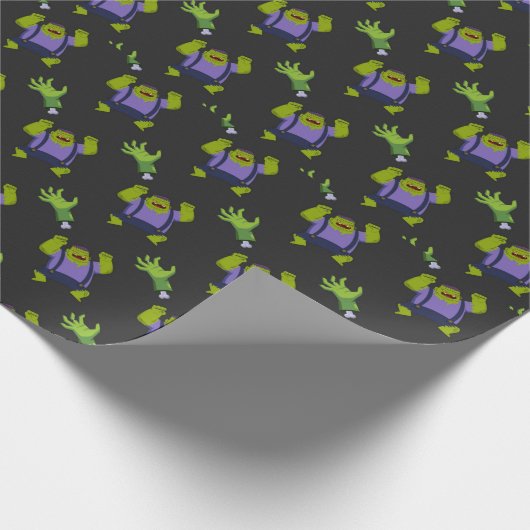 Frankenstein Monster Geschenkpapier (Ecke)