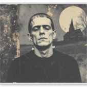 Frankenstein Monster Halloween Aufkleber (Vorderseite)