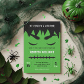 Frankenstein Monster Halloween Baby Dusche Einladung