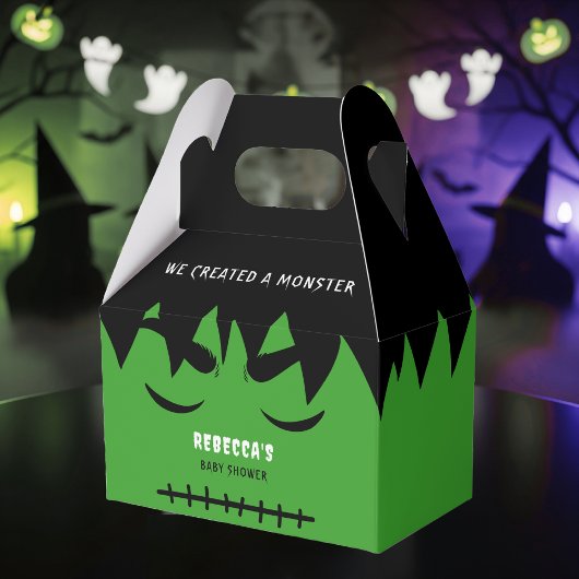 Frankenstein Monster Halloween Baby Dusche Geschenkschachtel