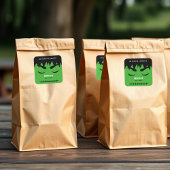 Frankenstein Monster Halloween Baby Dusche Quadratischer Aufkleber