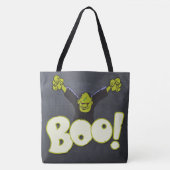 Frankenstein Monster Halloween BOO Black Chalk Tasche (Vorderseite)