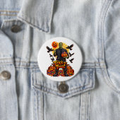 Frankenstein-Monster Halloween Button (Beispiel)