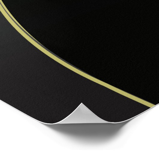 Frankenstein Monster Halloween Castle Lightning Poster (Ecke)