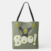 Frankenstein Monster Halloween Frankie Superhero Tasche (Rückseite)