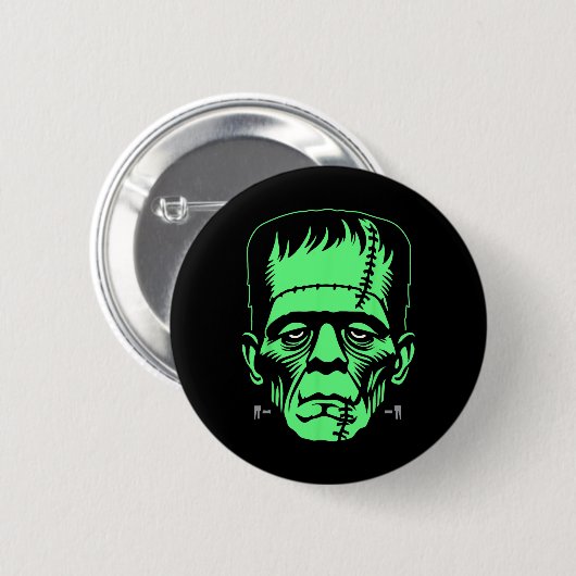 Frankenstein Monster Halloween-Kostüm Button (Vorne & Hinten)