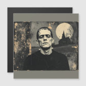 Frankenstein-Monster Halloween Magnetkarte (Vorne/Hinten)