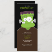 Frankenstein Monster Halloween-Party Einladungen (Vorne/Hinten)