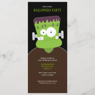 Frankenstein Monster Halloween-Party Einladungen