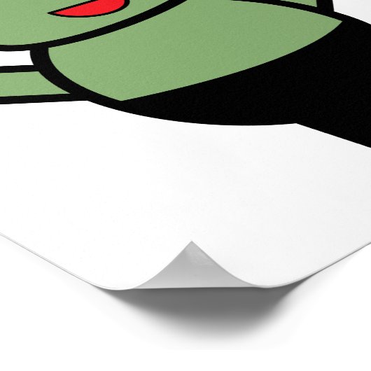 Frankenstein Monster Halloween Poster (Ecke)