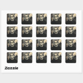 Frankenstein-Monster Halloween Quadratischer Aufkleber (Blatt)