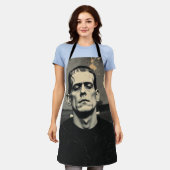 Frankenstein Monster Halloween Schürze (Getragen)