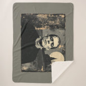Frankenstein Monster Halloween Sherpadecke (Vorderseite)