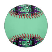 Frankenstein-Monster-Illustration Baseball (Rückseite)