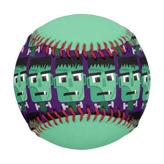 Frankenstein-Monster-Illustration Baseball (Vorderseite)