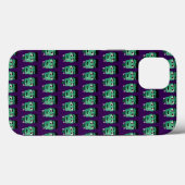 Frankenstein-Monster-Illustration Case-Mate iPhone Hülle (Rückseite (Horizontal))