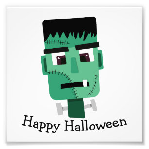 Frankenstein-Monster-Illustration Fotodruck
