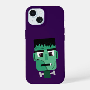 Frankenstein-Monster-Illustration iPhone 15 Hülle