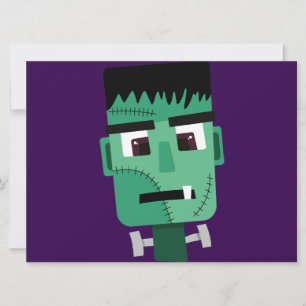 Frankenstein-Monster-Illustration Karte