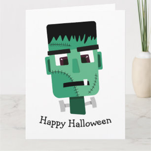 Frankenstein-Monster-Illustration Karte