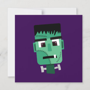 Frankenstein-Monster-Illustration Magneteinladung