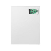 Frankenstein-Monster-Illustration Notizblock (Rotiert)