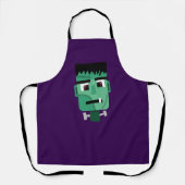 Frankenstein-Monster-Illustration Schürze (Vorderseite)