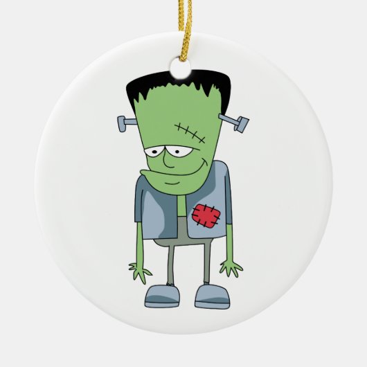 Frankenstein-Monster Keramik Ornament (Vorne)