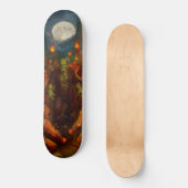 Frankenstein-Monster läuft frei im Dorf Skateboard (Vorderseite)