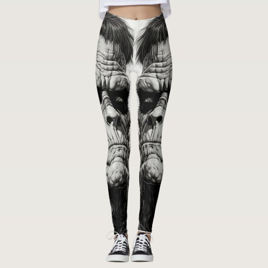 Frankenstein Monster Leggings (Vorderseite)